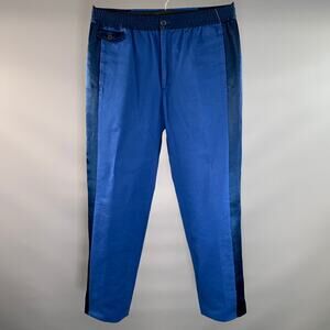 GUCCI Size 32 Blue Cobalt Cotton Track Pant Casual Pants